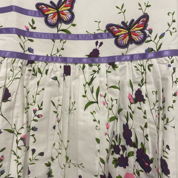 🦋 💜 NWT Sunny Fashion Girls Dress Double Bow Tie (Size 7/8) - Picture 5 of 8